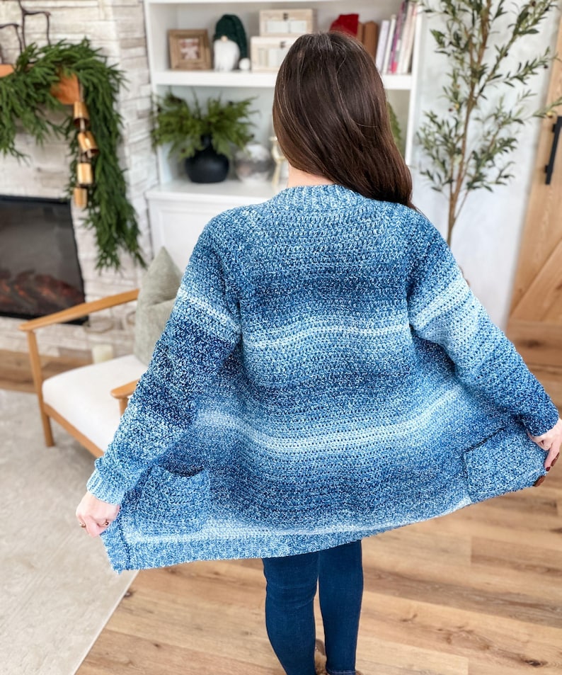 CROCHET PATTERN & VIDEO/ Everyday Ragg Cardigan, Oversized Cardigan Pattern, Cozy Cardigan, Sizes Xs-5X, Pdf, Crochet Cardigan Pattern
